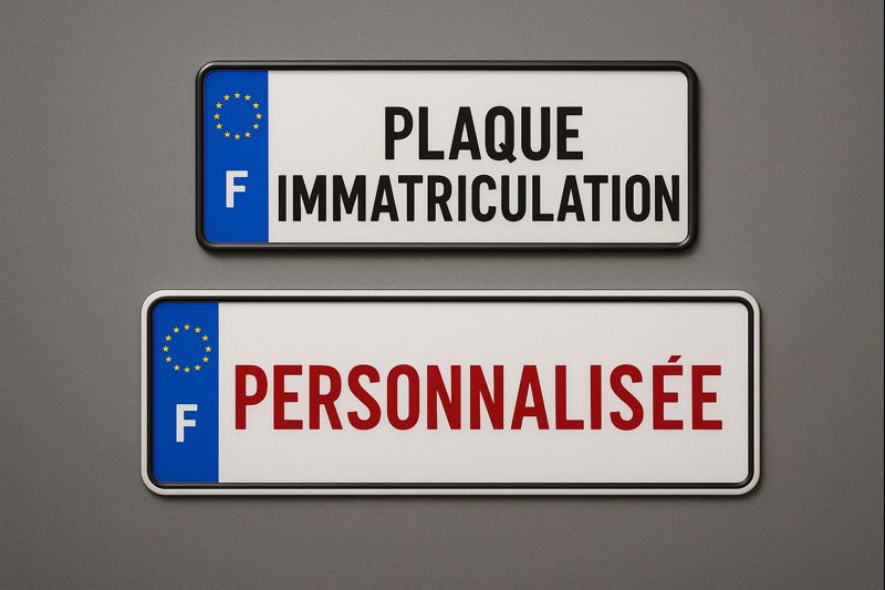 Plaque moto Plexiglas